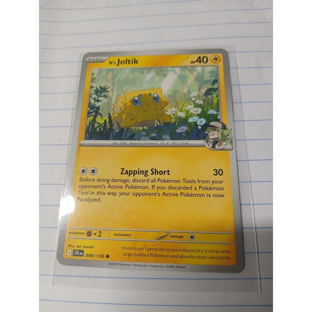 Pokémon TCG N's Joltik 049/159 Sv09: Journey Together Regular Card EN-NM 2025